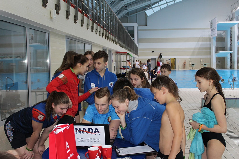 Викторина OUTREACH на Открытом Чемпионате Республики Беларусь по прыжкам в воду.